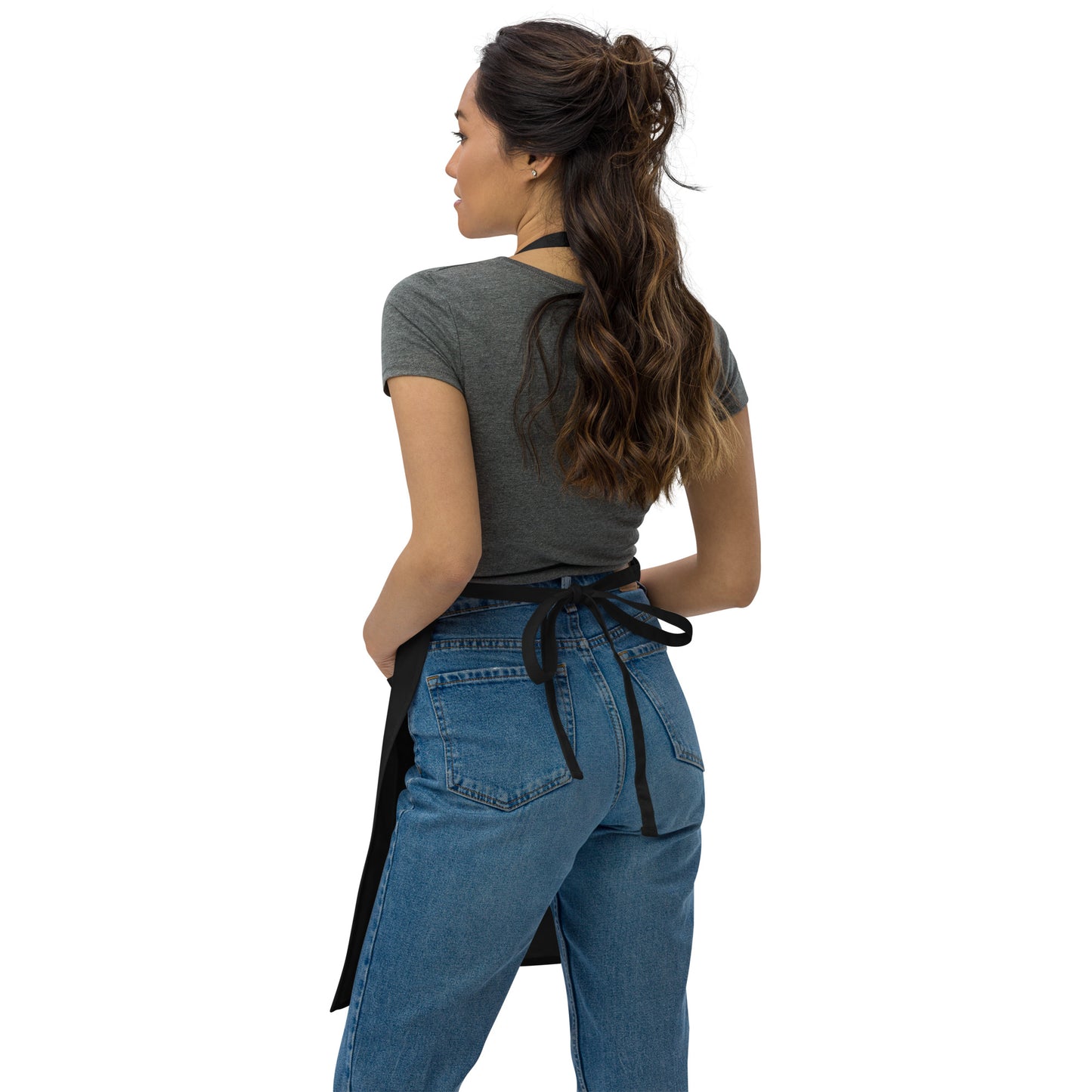 Embroidered Fig Apron