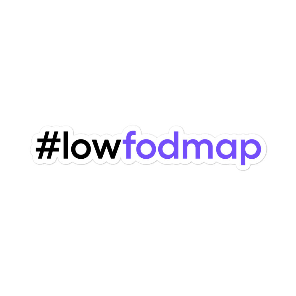 #lowfodmap | Bubble-free stickers