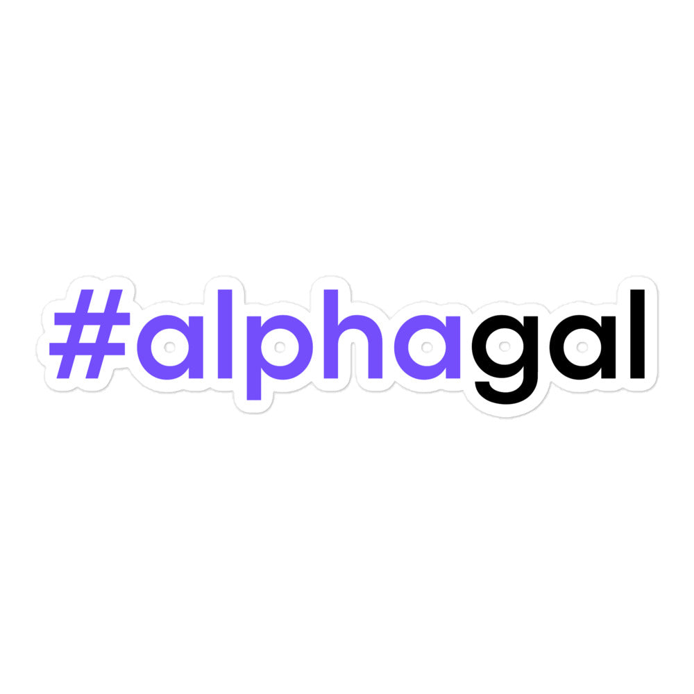 #alphagal Stickers