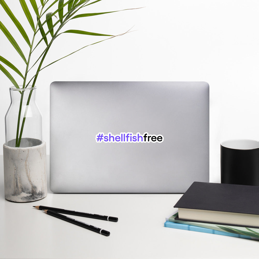 #shellfishfree Stickers
