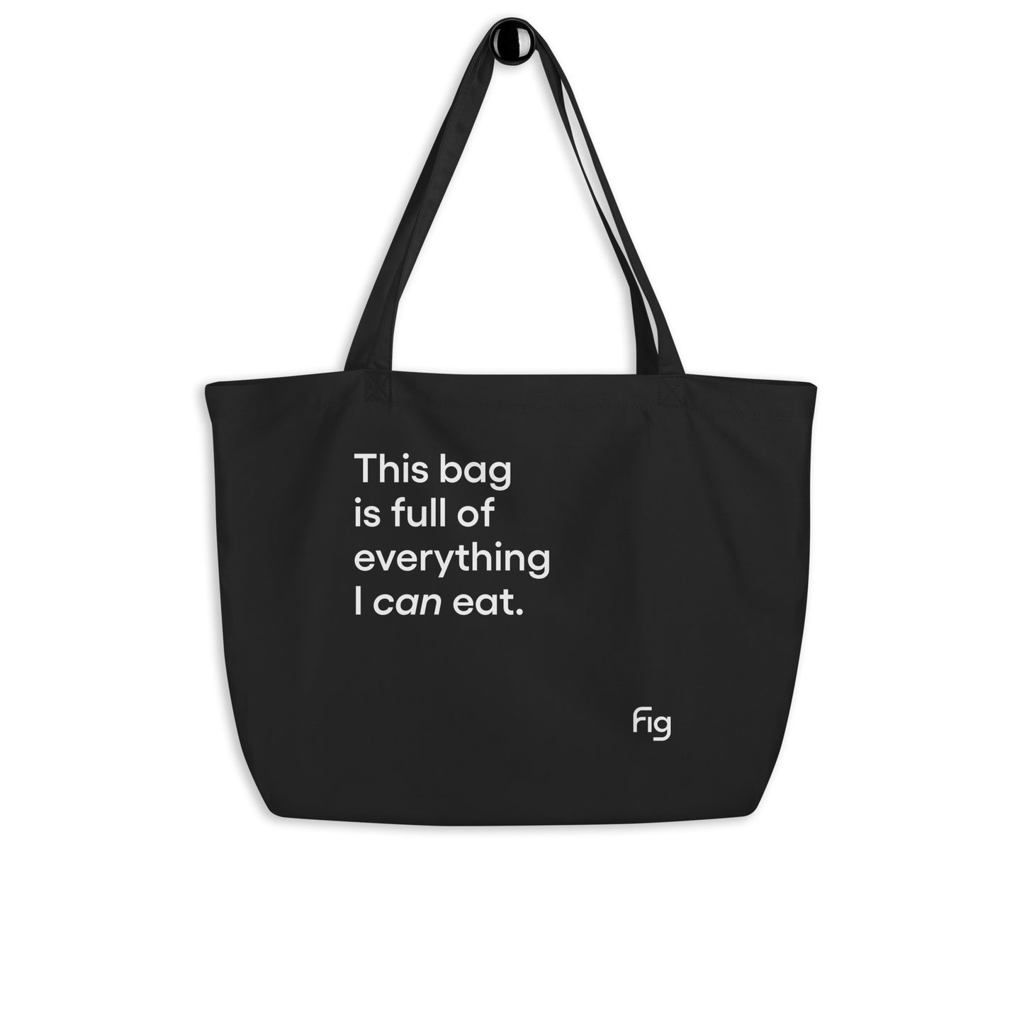 Large Fig organic tote bag