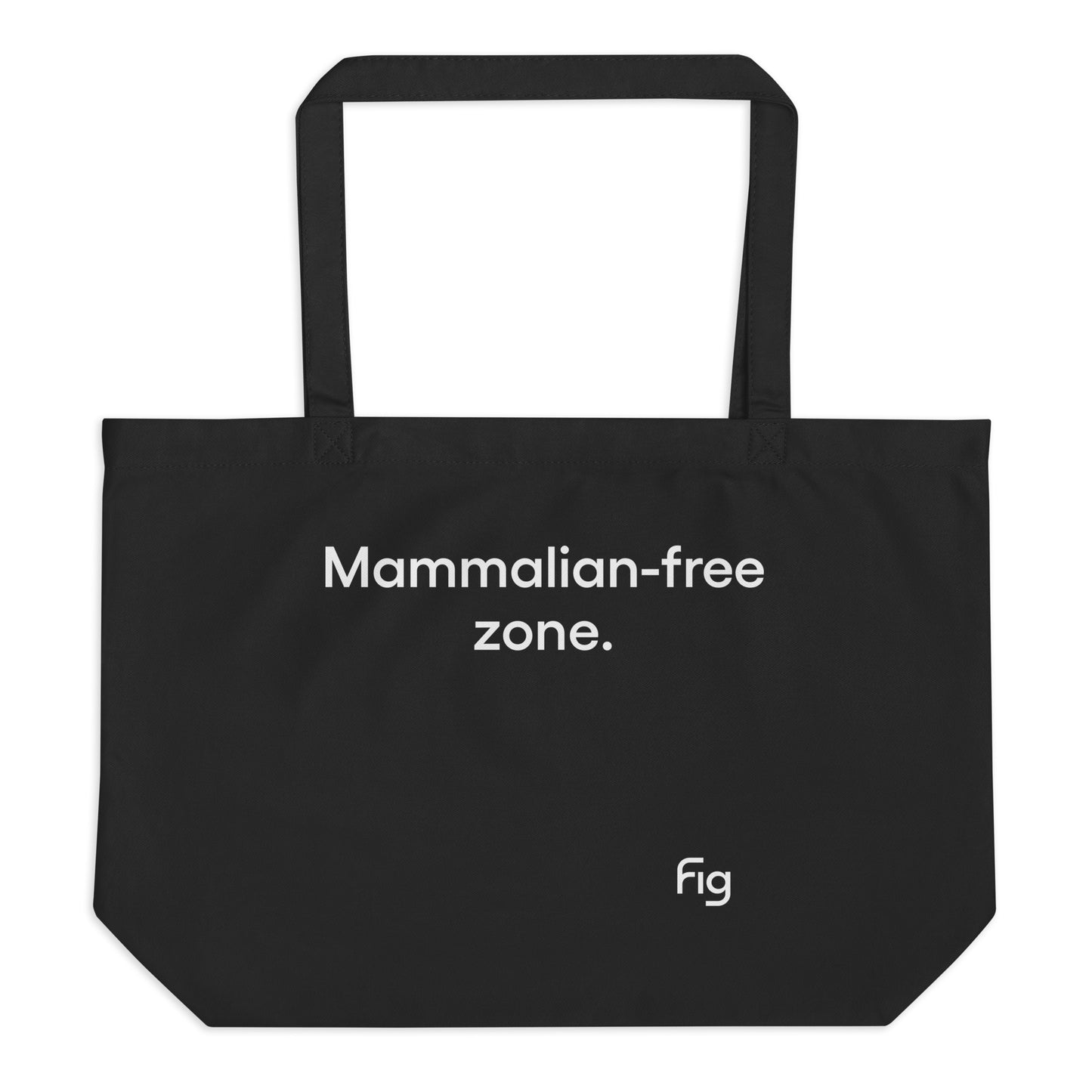 Mammalian-free zone | Large organic tote bag | Alpha Gal