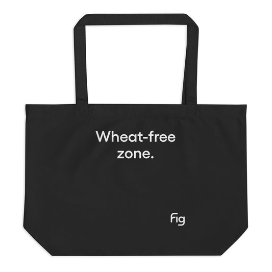 Wheat-free zone | Large organic tote bag