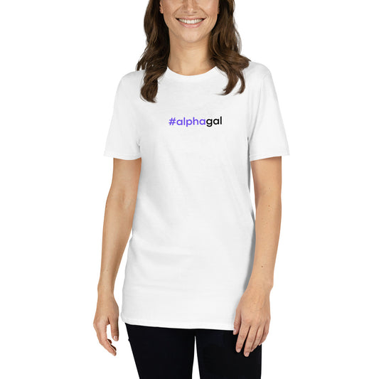 #alphagal | Short-Sleeve Unisex T-Shirt