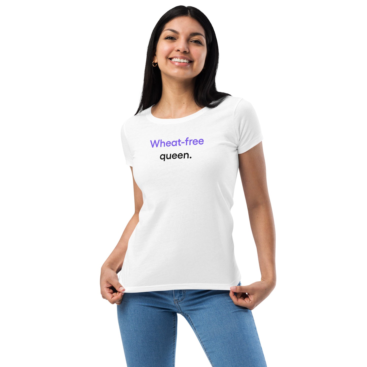 Wheat-free queen | Women’s fitted t-shirt