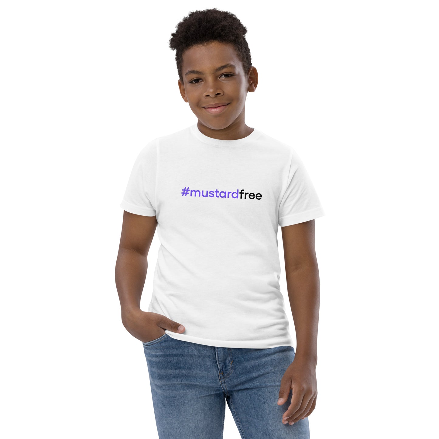 #mustardfree | Youth jersey t-shirt