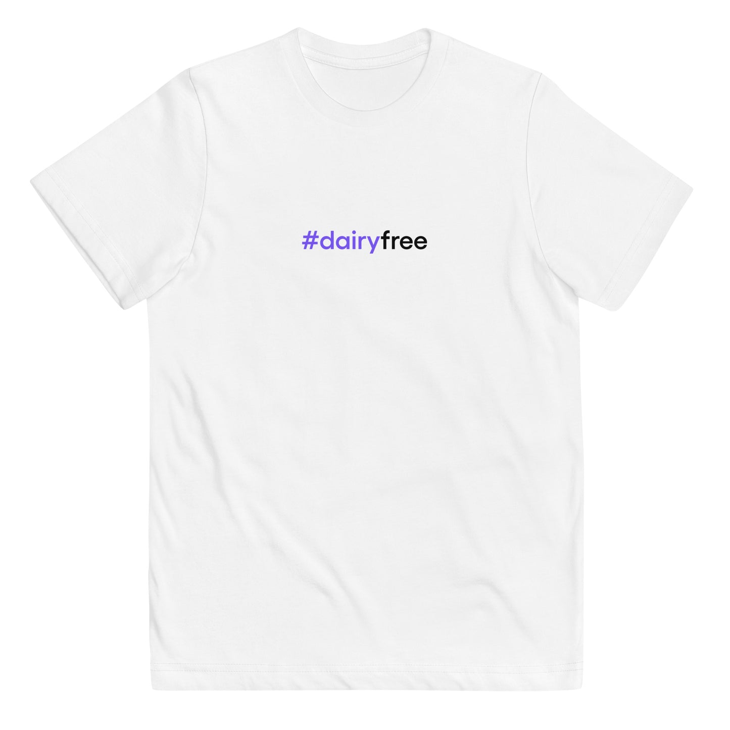 #dairyfree | Youth jersey t-shirt