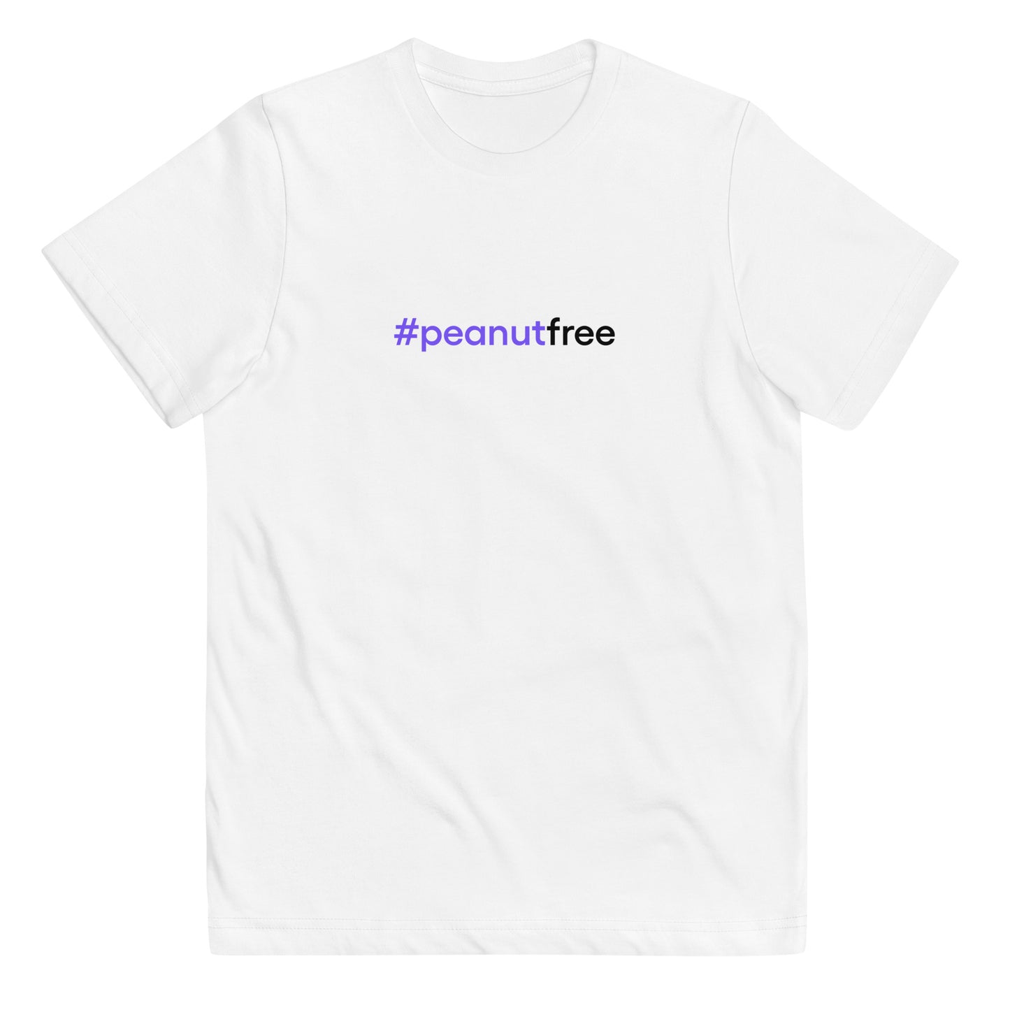 #peanutfree | Youth jersey t-shirt