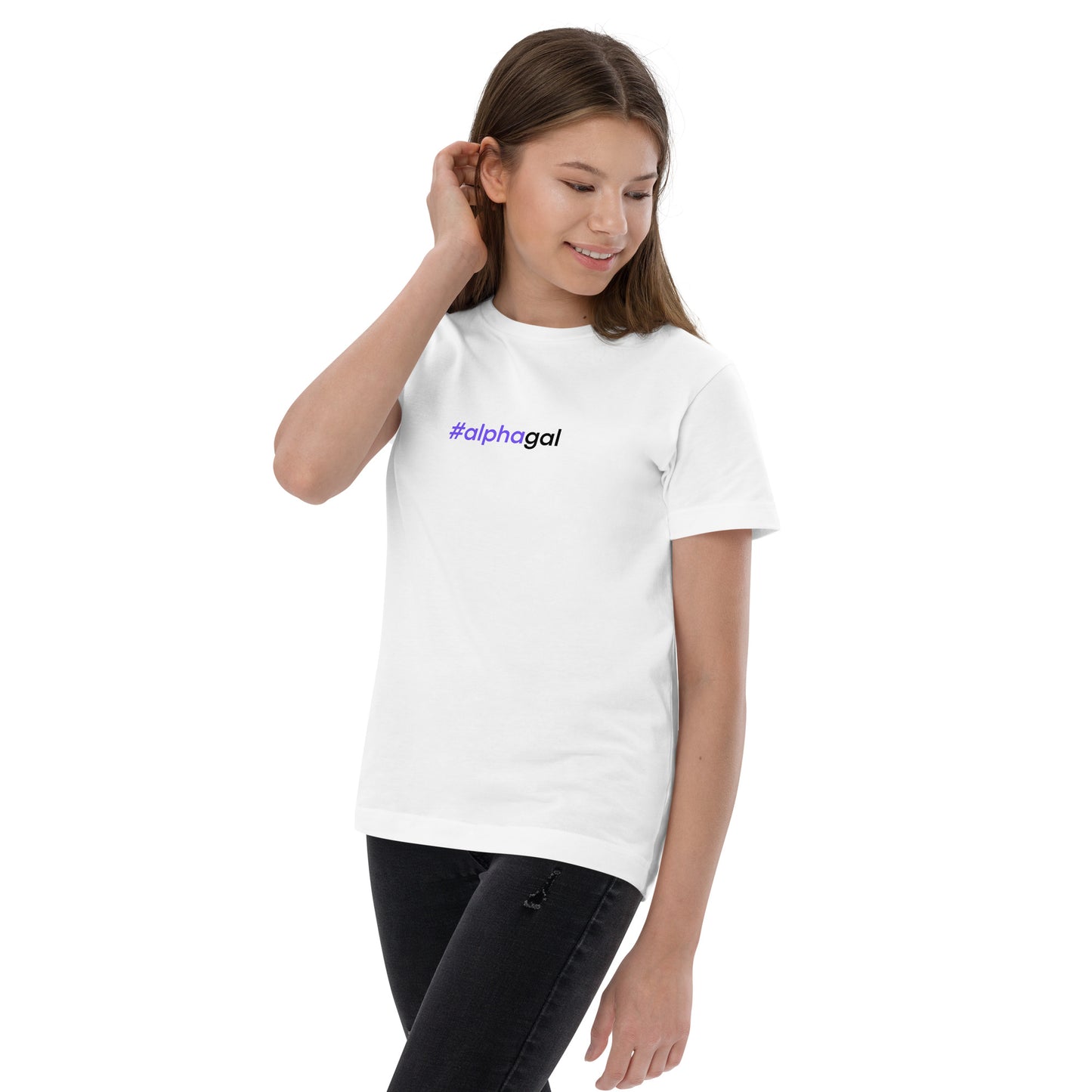 #alphagal | Youth jersey t-shirt