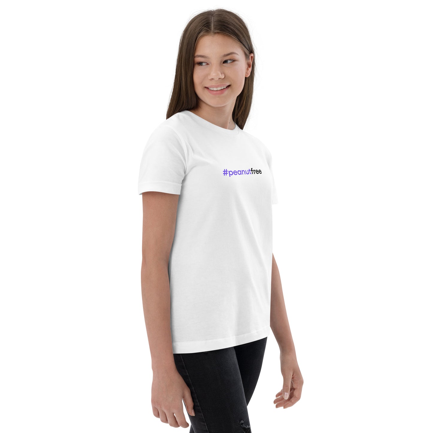 #peanutfree | Youth jersey t-shirt