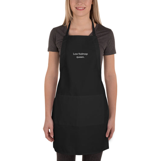 Low fodmap queen | Embroidered Apron