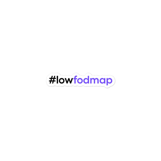 #lowfodmap | Bubble-free stickers