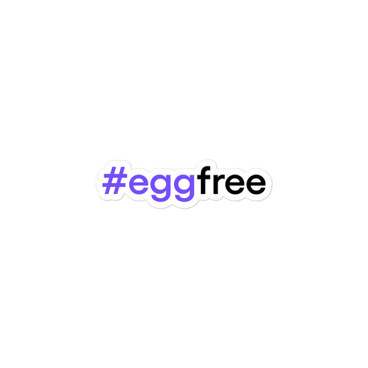 #eggfree Stickers