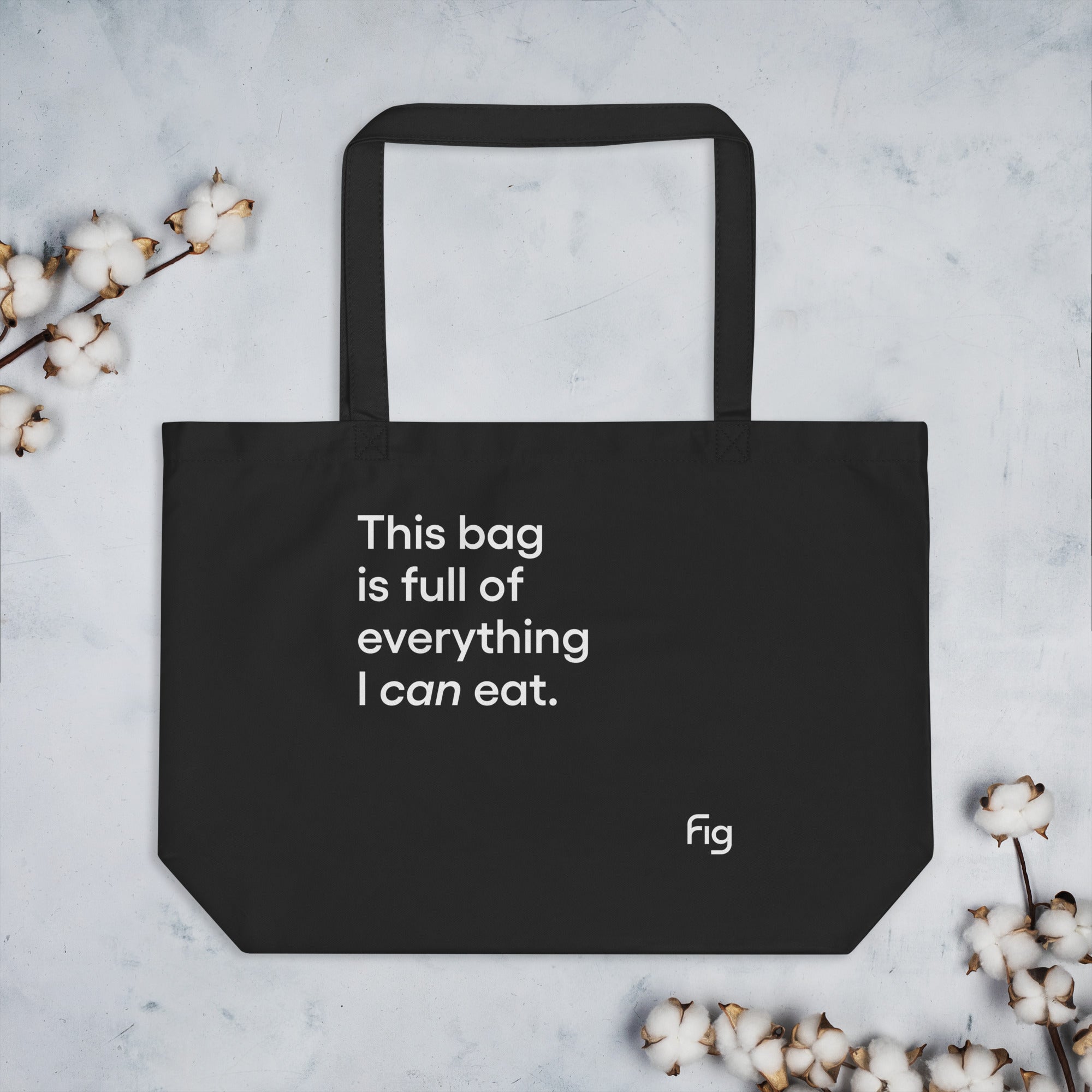 Large Fig organic tote bag – Fig Merch Store