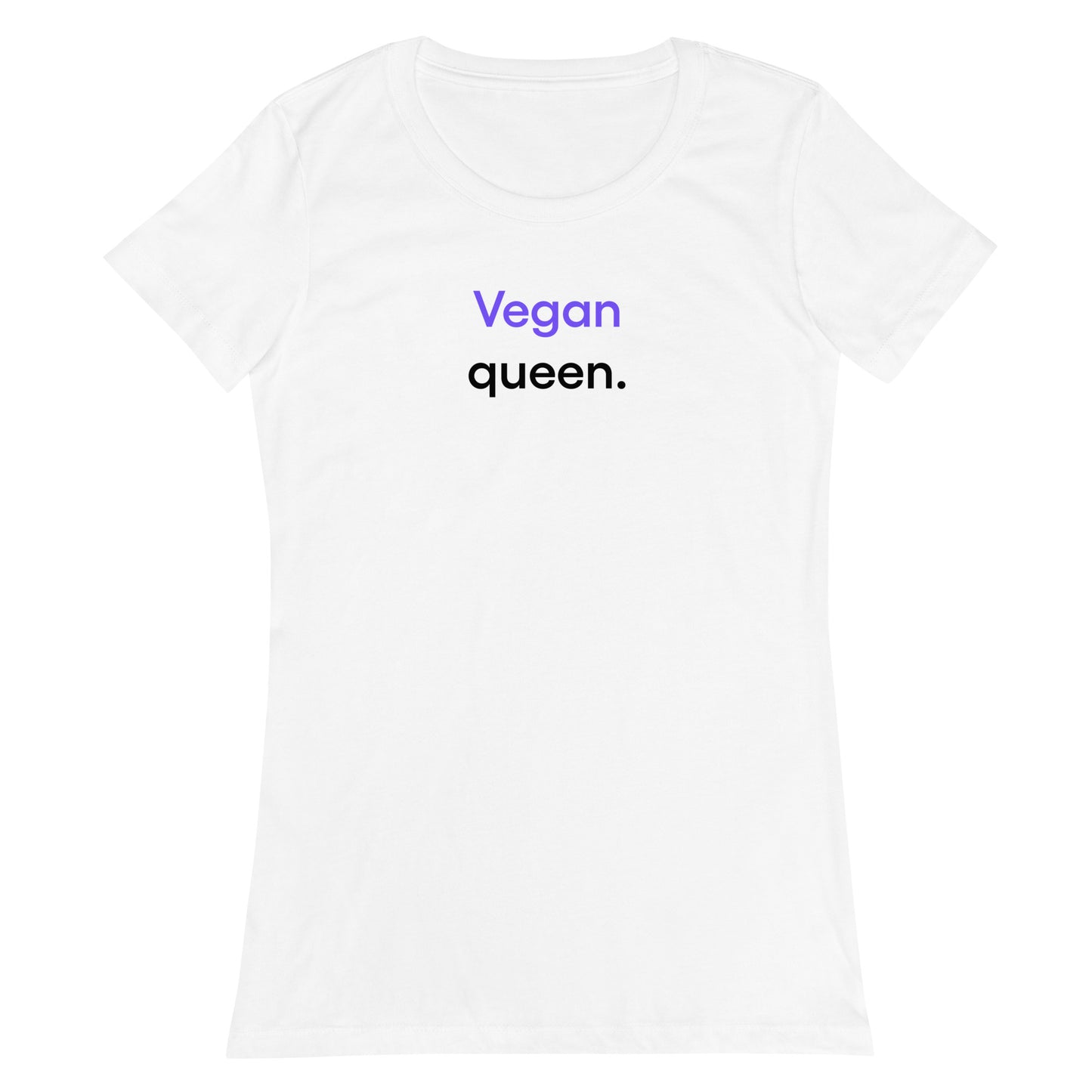 Vegan queen | Women’s fitted t-shirt