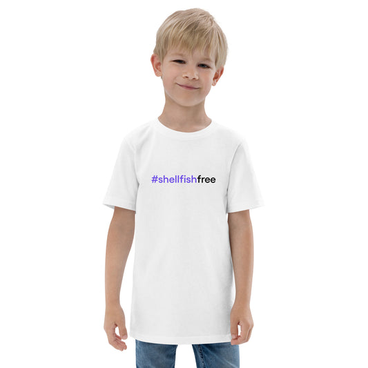 #shellfishfree | Youth jersey t-shirt