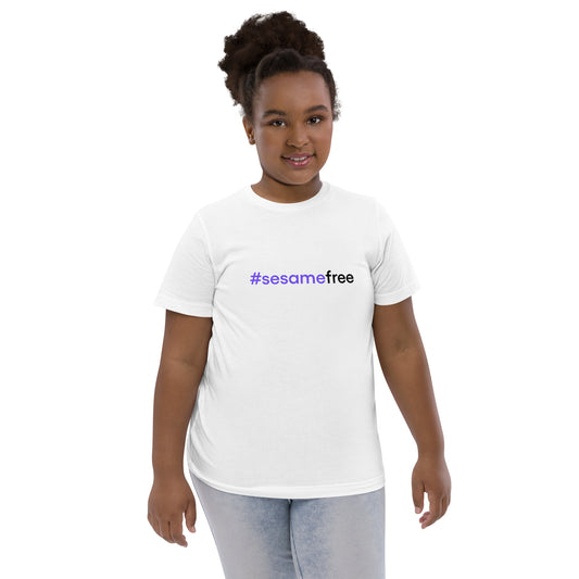 #sesamefree | Youth jersey t-shirt