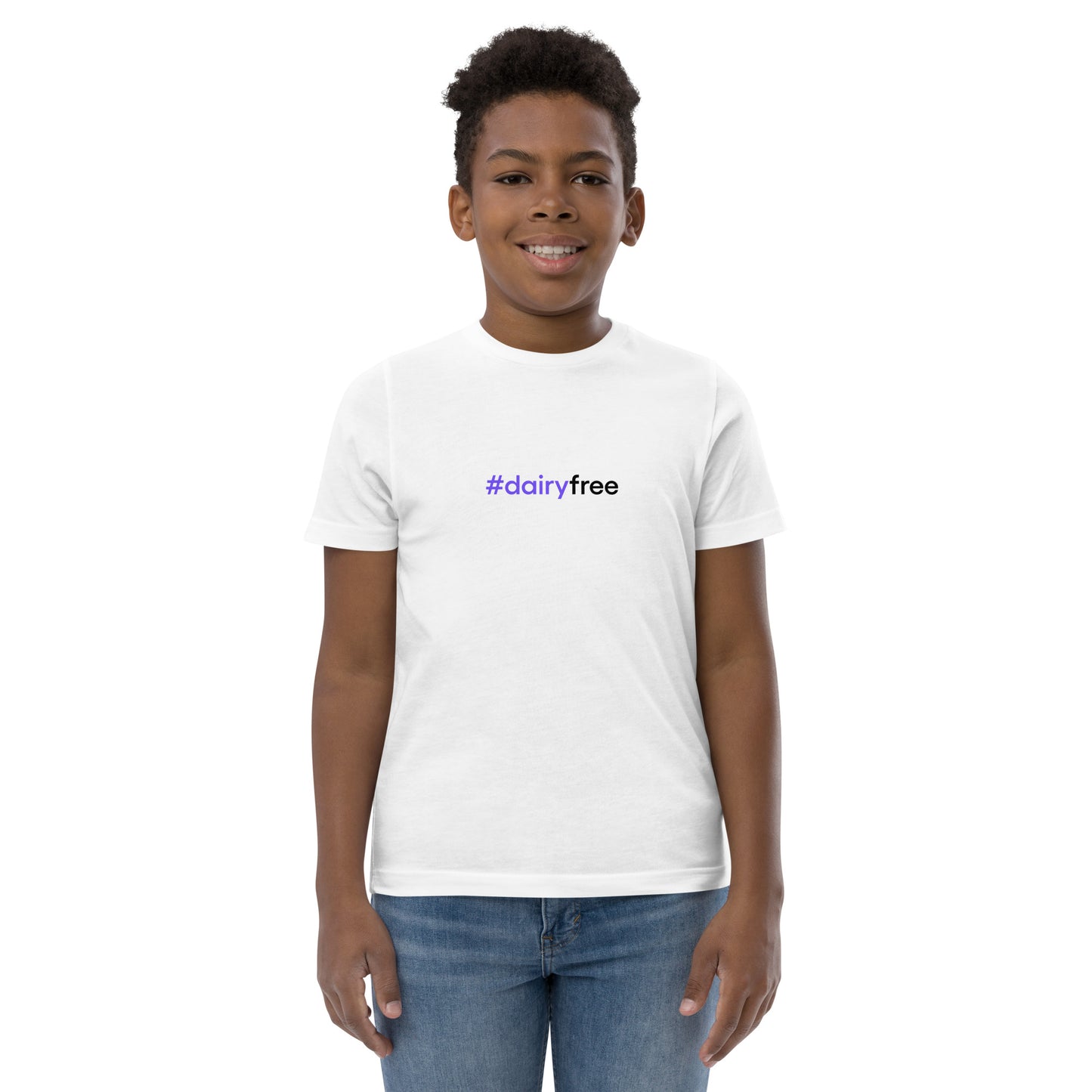 #dairyfree | Youth jersey t-shirt