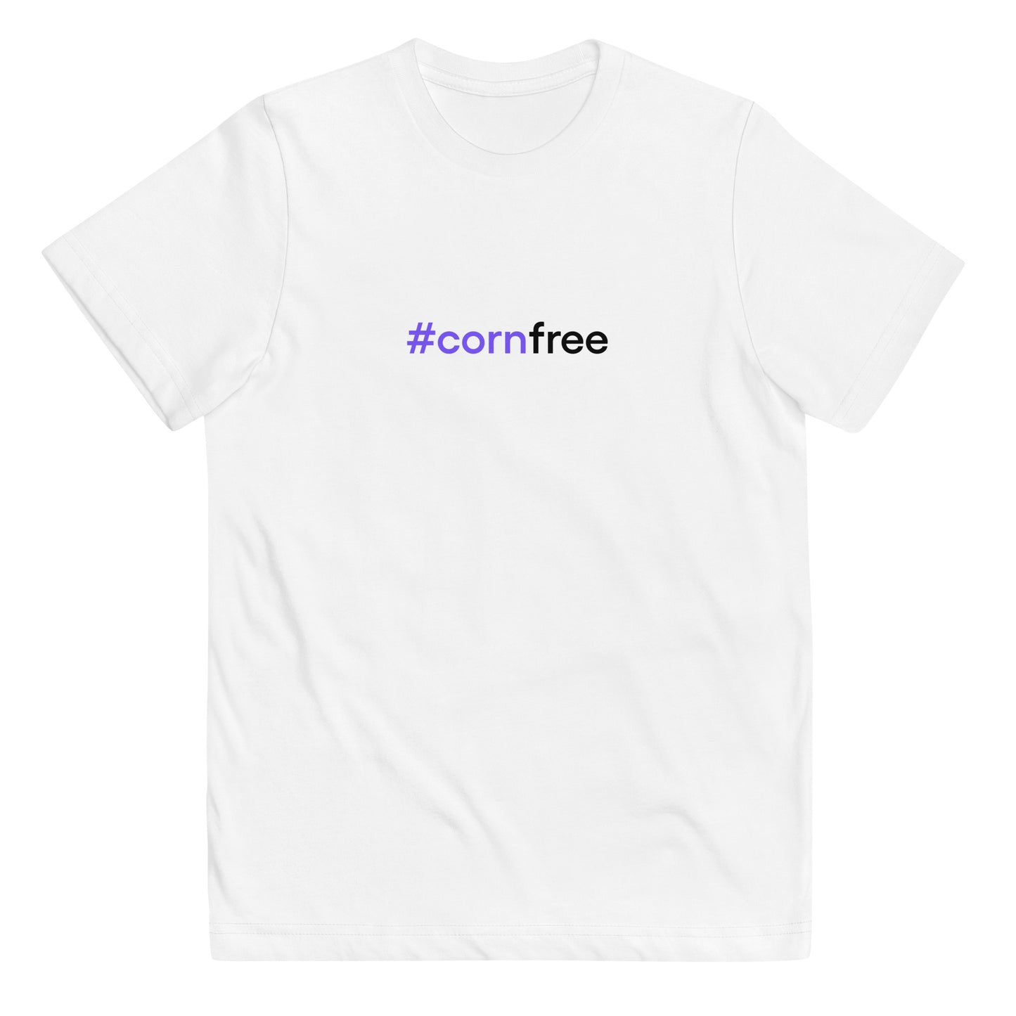 #cornfree | Youth jersey t-shirt