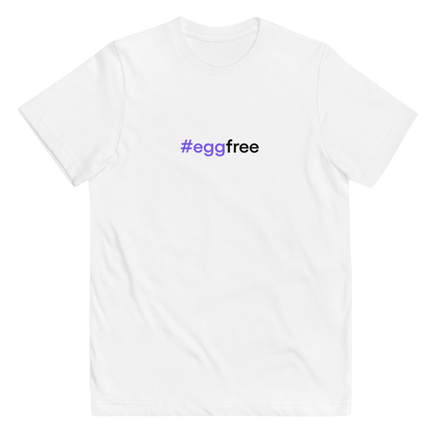 #eggfree | Youth jersey t-shirt