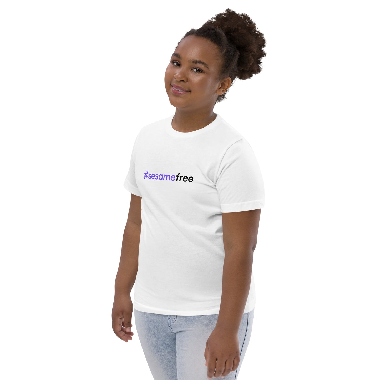 #sesamefree | Youth jersey t-shirt